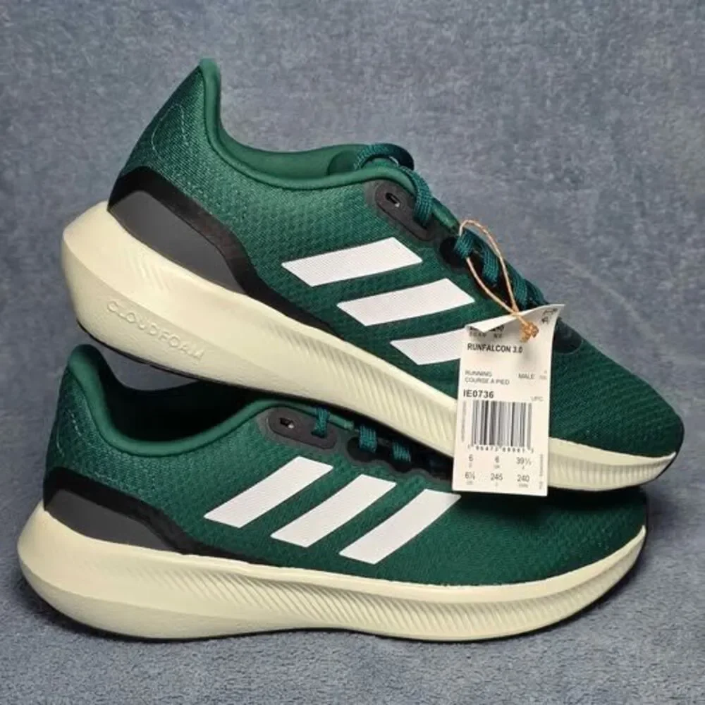 Adidas Runfalcon 3.0 Green Mens US 6.5 or Womens US 7.5 Running Shoes